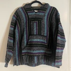 Multicolor M drug rug